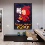vintage chocolate poster