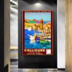 vintage poster collioure