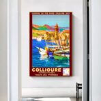 vintage poster collioure
