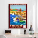 vintage poster collioure