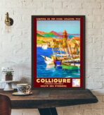 vintage poster collioure