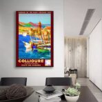 vintage poster collioure