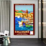 vintage poster collioure