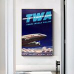 vintage airline poster
