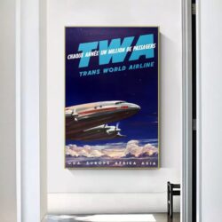 vintage airline poster
