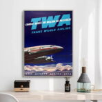 vintage airline poster