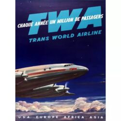 vintage airline poster