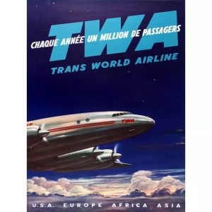 vintage airline poster