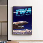 vintage airline poster