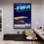 vintage airline poster