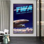 vintage airline poster