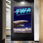 vintage airline poster
