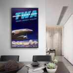 vintage airline poster
