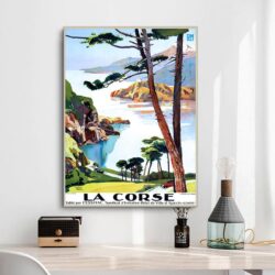 vintage poster corsica