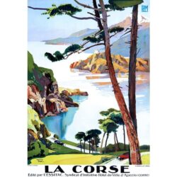 vintage poster corsica