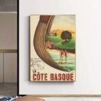 vintage poster basque coast