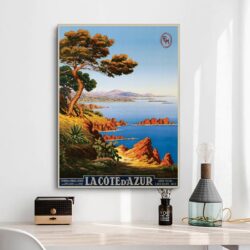 vintage poster cote dazur