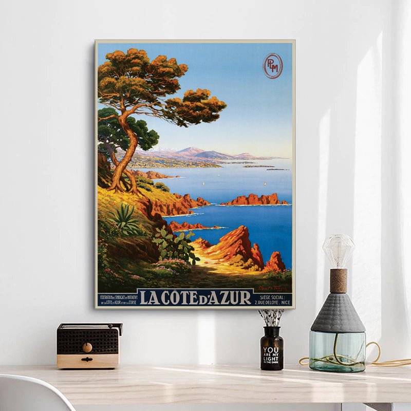 vintage poster cote dazur
