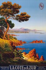 vintage poster cote dazur