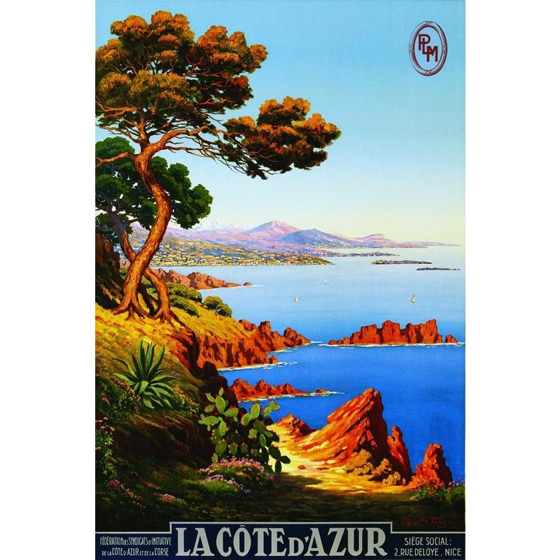 vintage poster cote dazur