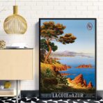 vintage poster cote dazur