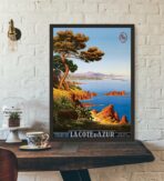vintage poster cote dazur