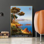 vintage poster cote dazur