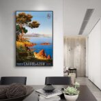 vintage poster cote dazur