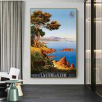vintage poster cote dazur