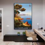 vintage poster cote dazur