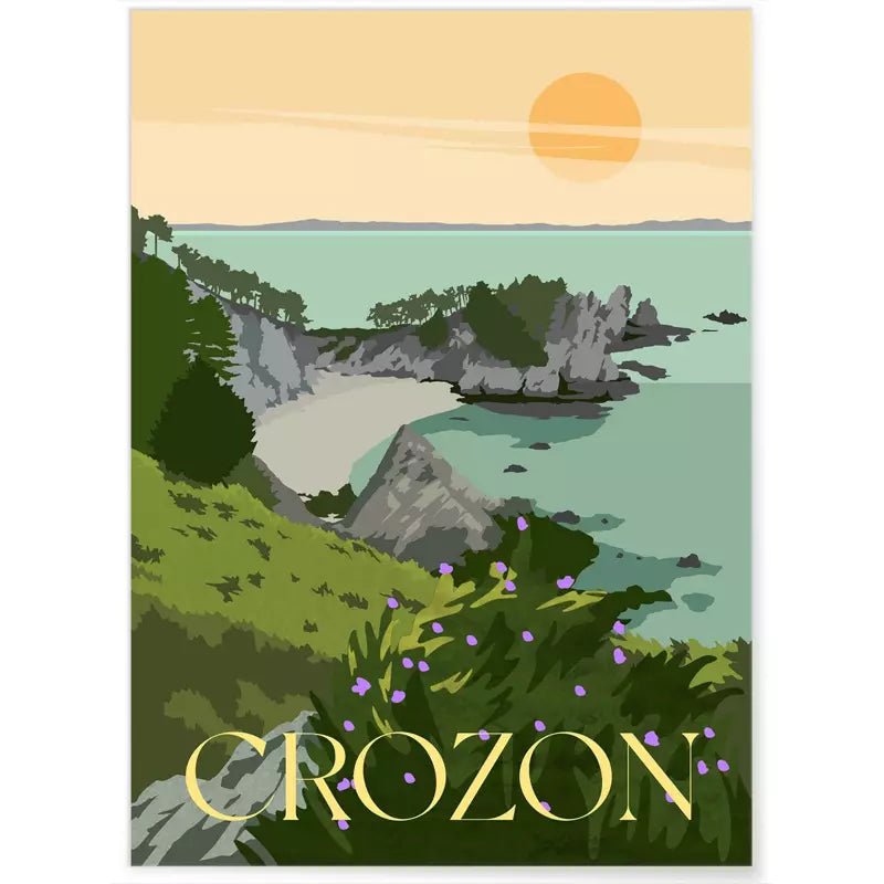 vintage poster crozon vintage poster crozon