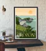 vintage poster crozon