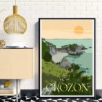 vintage poster crozon