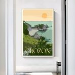 vintage poster crozon