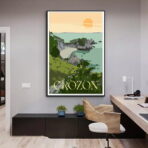 vintage poster crozon