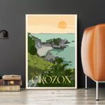 vintage poster crozon