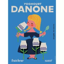 vintage danone poster