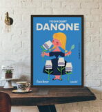 vintage danone poster