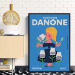 vintage danone poster