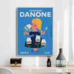vintage danone poster