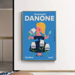 vintage danone poster