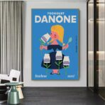 vintage danone poster