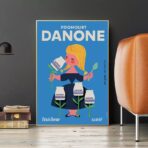 vintage danone poster