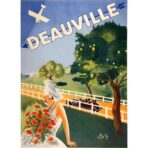 vintage poster deauville
