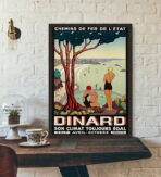 vintage dinard poster