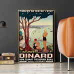 vintage dinard poster