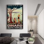 vintage dinard poster