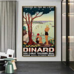 vintage dinard poster