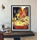 vintage dinosaur poster