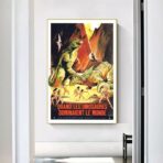 vintage dinosaur poster